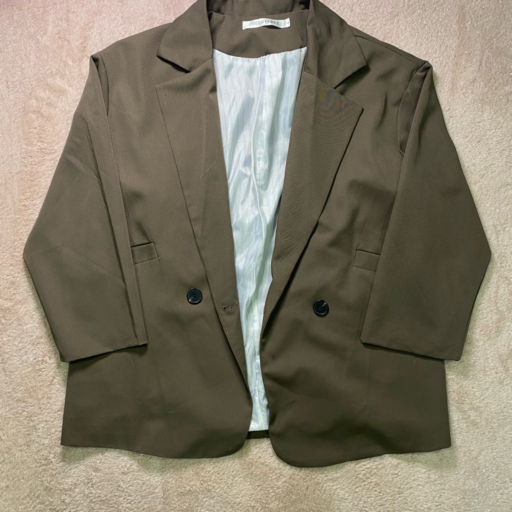 Brown Blazer By Brand